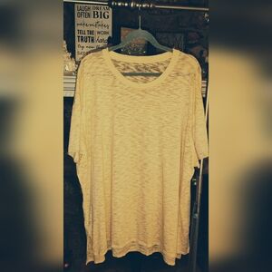 Women's plus size Buttery Yellow soft tee